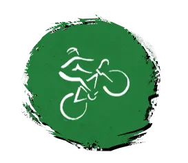 Icone vélo vert